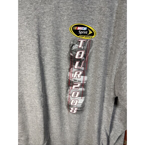 Vintage Y2k NASCAR SPRINT 2008 Tour Long Sleeve Racing Schedule Adult Sz Large - Picture 3 of 7